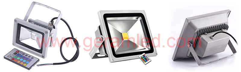 RGB LED Flood Light With Remote Control