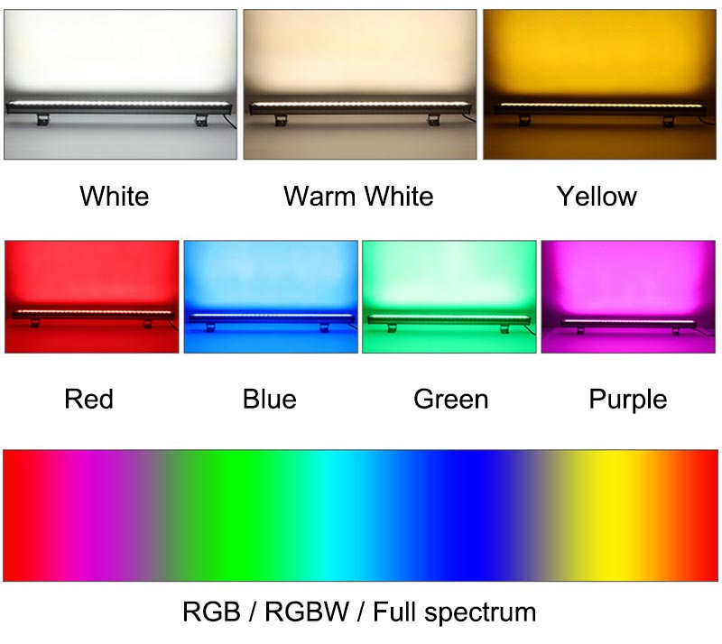 Outdoor Color Changing DMX RGB RGBW LED Light Bar