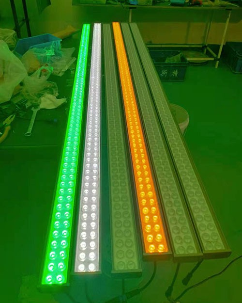 36W 72W 108W في الهواء الطلق DMX RGB LED ضوء غسالة الجدار