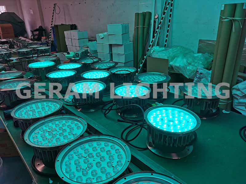 DC 24V Kuasa Tinggi 72W LED Lampu Air Pancutan Cahaya