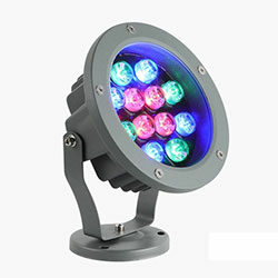 holofote led rgb 12w