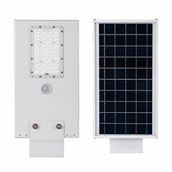 15 watts tudo em uma luz de rua LED solar