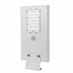 Lampione stradale a led integrato ad energia solare da 15w