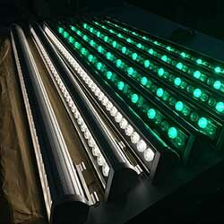 Luz LED bañador de pared dmx512 de 18 vatios, 24 vatios y 36 vatios