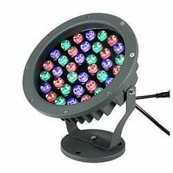 36 watt rgb led spotlight