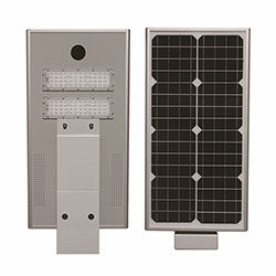 Farola LED con energía solar integrada de 40w