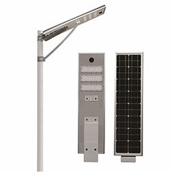 50w tudo em uma luz de rua LED solar