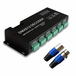 LED ストリップ ライト 3-4 チャンネル DMX DMX512 RGB RGBW デコーダ