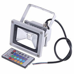 reflector LED con control remoto rf