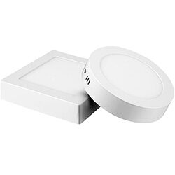 luz de painel led montada em superfície