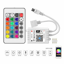 Controlador WIFI do Google Assistant Siri IFTTT Amazon Alexa RGBW